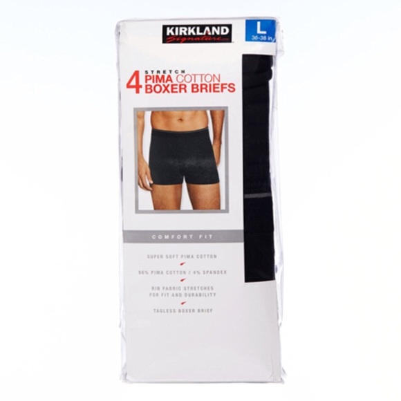 Kirkland Signature Underwear & Socks Nwt 4pack Kirkland Signature Mens Boxer Brief Size